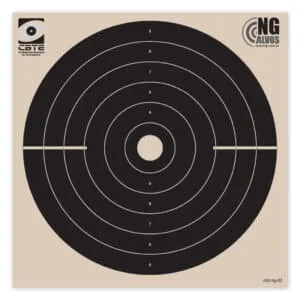 Alvo duelo 25 metros branco CBTE alvos NG
