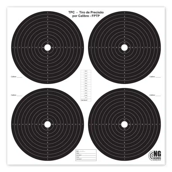 Alvo TPC-Tiro de Precisao por Calibre-FPTP