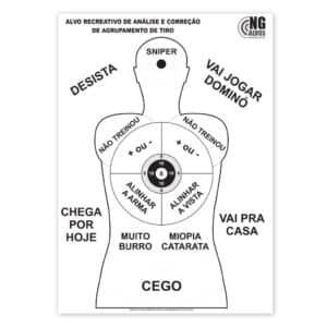 Alvo recreativo de analise e correcao