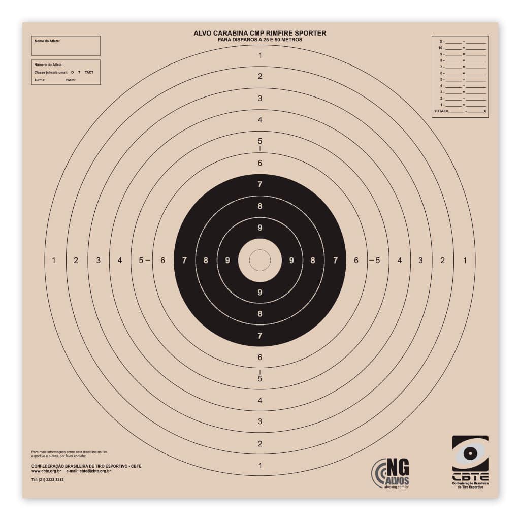Alvo Carabina CMP Rimfire