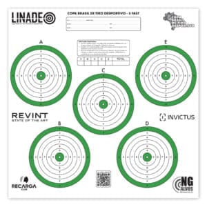 Alvo Linade 5 Fast- Copa Brasil de tiro Esportivo