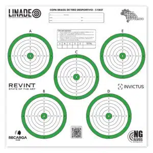 Alvo Linade 5 Fast- Copa Brasil de tiro Esportivo